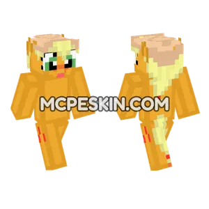 Applejack Minecraft Bedrock skin