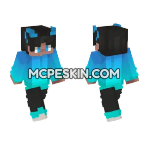 Aqua Boy Skin Minecraft Bedrock skin