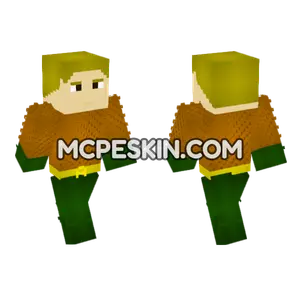 Aquaman DC Comics Minecraft Bedrock skin