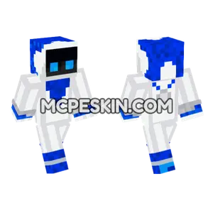 Astro Bot Minecraft Bedrock skin