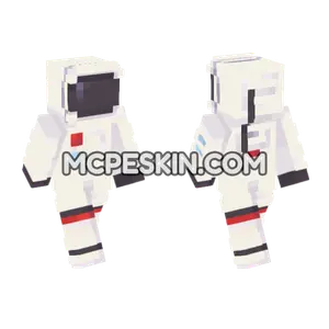 Astronaut 4 Minecraft Bedrock skin