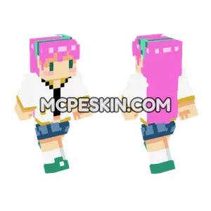 Aubrey Minecraft Bedrock skin
