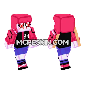 Ballistic Nikku Minecraft Bedrock skin