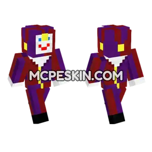 Balloon Boy Jester Minecraft Bedrock skin