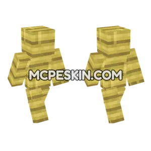 Bamboo Planks Outfit Minecraft Bedrock skin