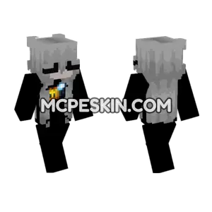 Barbara Black Outfit Minecraft Bedrock skin