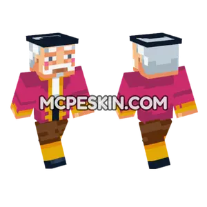 Baron Old Man Minecraft Bedrock skin