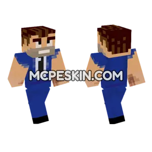 Barry Steakfries Minecraft Bedrock skin