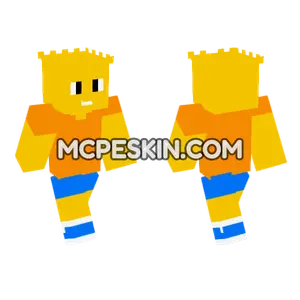 Bart The Boy Minecraft Bedrock skin
