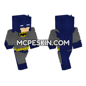 Batman DC Comics Classic Minecraft Bedrock skin