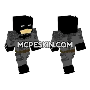 Batman No Cape Custom Minecraft Bedrock skin