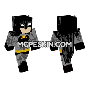 Batman Suit Minecraft Bedrock skin