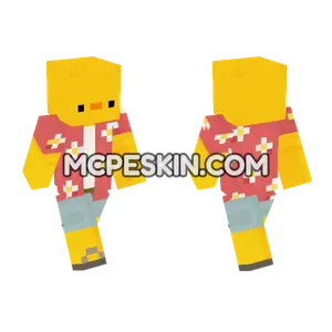 Beach Duck Minecraft Bedrock skin