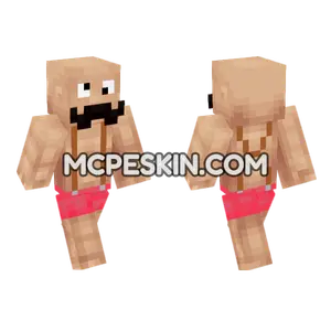 Bearded Guy Minecraft Bedrock skin