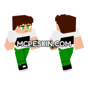 Ben Tennyson Ben 10 Minecraft Bedrock skin