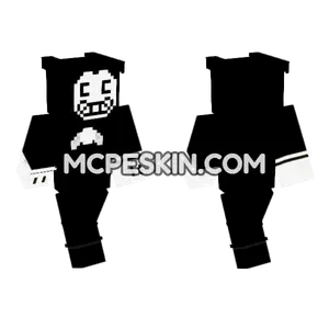 Bendy Black And White Minecraft Bedrock skin