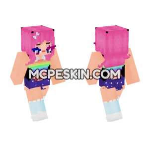 Betty Shubac Clown Pink Minecraft Bedrock skin