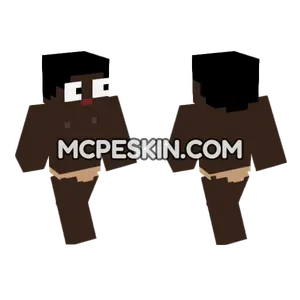 Big Eyes Guy Minecraft Bedrock skin
