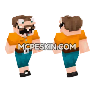 Big Mouth Guy Minecraft Bedrock skin