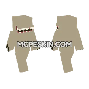 Big Mouth Horror White Minecraft Bedrock skin