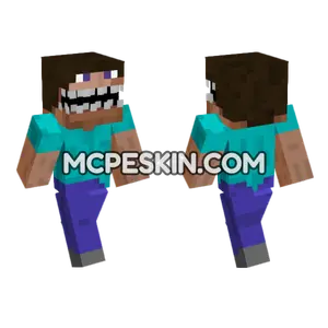 Big Mouth Steve Minecraft Bedrock skin