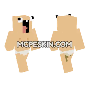 Bigmouth Noob Kid Minecraft Bedrock skin