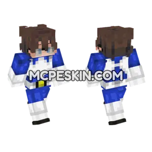 Billy Blue Outfit Minecraft Bedrock skin