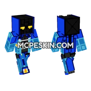 Bitstream Robot Skin Minecraft Bedrock skin