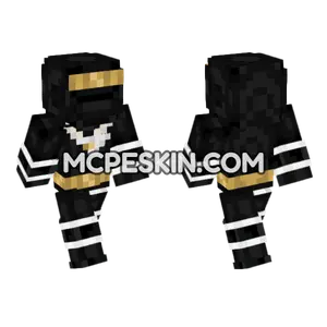 Black Alien Ranger Minecraft Bedrock skin