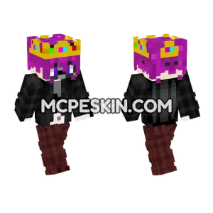 Black And Red Rgirl Minecraft Bedrock skin
