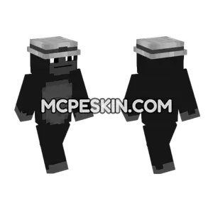 Black And White Suit Minecraft Bedrock skin