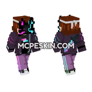 Black Cat Outfit Minecraft Bedrock skin