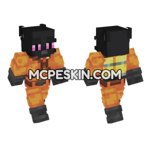Black Cat Outfit Minecraft Bedrock skin