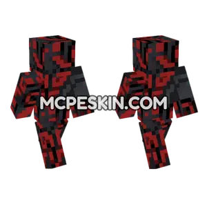 Black Glazed Terracotta Minecraft Bedrock skin