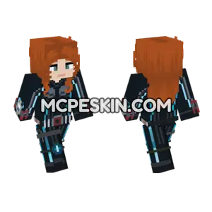 Black Widow Age Of Ultron Minecraft Bedrock skin