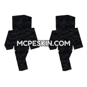 Black Wool Skin Minecraft Bedrock skin