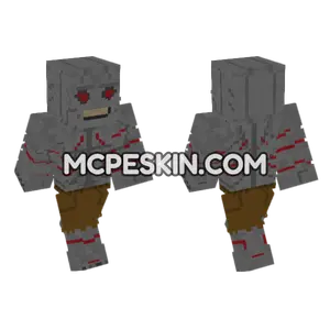 Blockbuster Incomplete Minecraft Bedrock skin