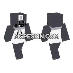 Blocky Head Character