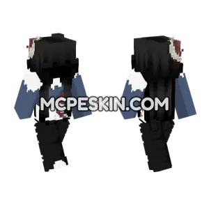 Bloody Doll Girl Minecraft Bedrock skin