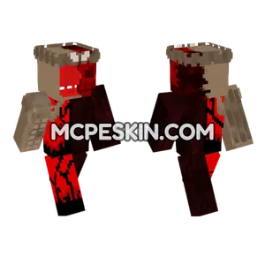 Bloody Forest Curse Minecraft Bedrock skin
