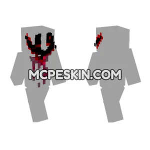 Bloody Grey Skin Minecraft Bedrock skin