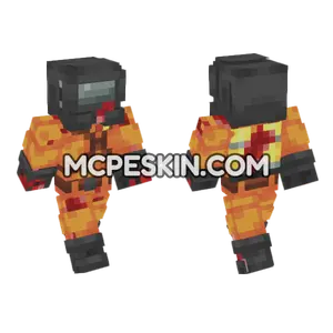 Bloody Outfit Minecraft Bedrock skin