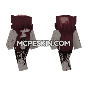 Bloody Zombie Skin Minecraft Bedrock skin