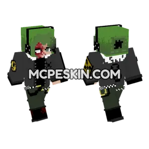 Bloody Zombie Survivor Minecraft Bedrock skin