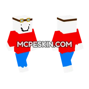 Blue and Red Goggles Guy