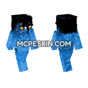 Blue Avatar Warrior Minecraft Bedrock skin