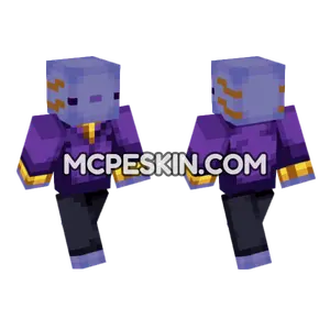 Blue Axolotl Minecraft Bedrock skin
