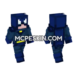 Blue Batman Suit Minecraft Bedrock skin