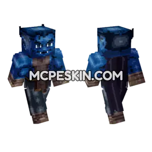 Blue Beastly Character