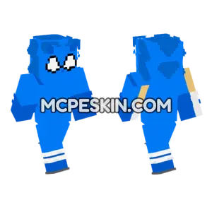 Blue Cartoon Character
